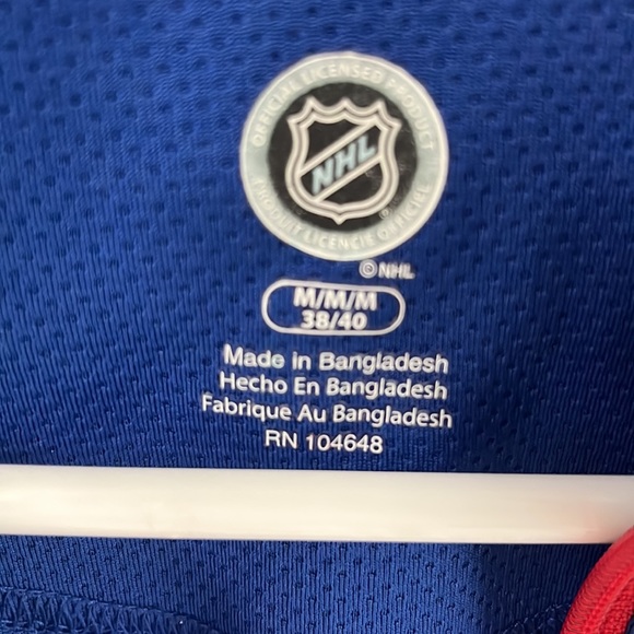 NHL Rangers Quarter Zip - Picture 3 of 5